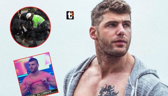Ex chico reality, Greg Michel, agrede a policías y protagoniza bochornoso escándalo en plena vía pública