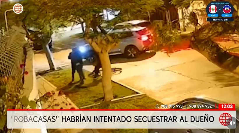 'Robacasas' habrían intentado secuestrar a dueño de vivienda en San Isidro.