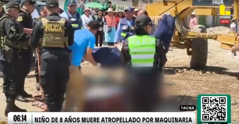 El menor de edad falleció en el acto en una vía en mantenimiento, mientras el chofer fue detenido.