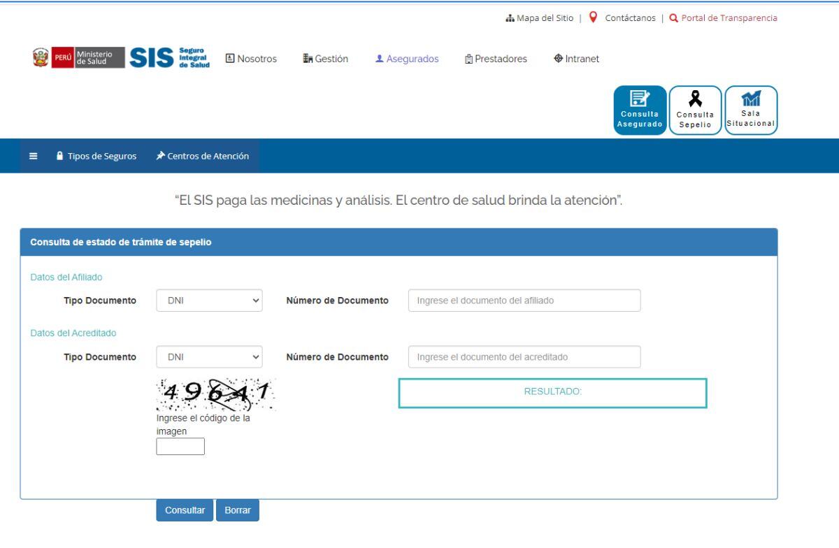En esta página del SIS ouedes hacer el seguimiento a tu trámite de desembolso de gastos de sepelio (Foto: GEC/SIS)