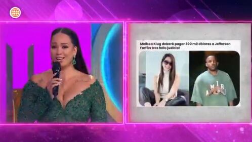 Melissa Klug planea partido de fútbol para pagar los 300 mil dólares a Jefferson Farfán.