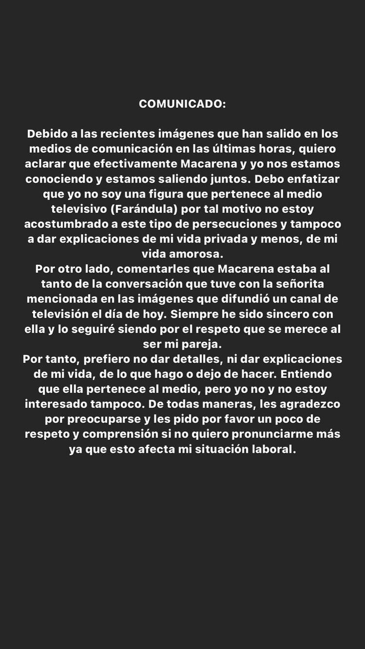 Oficializan a Macarena Vélez