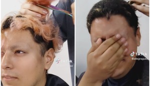Quiso hacerse el corte de sus sueños, pero terminó muy arrepentido