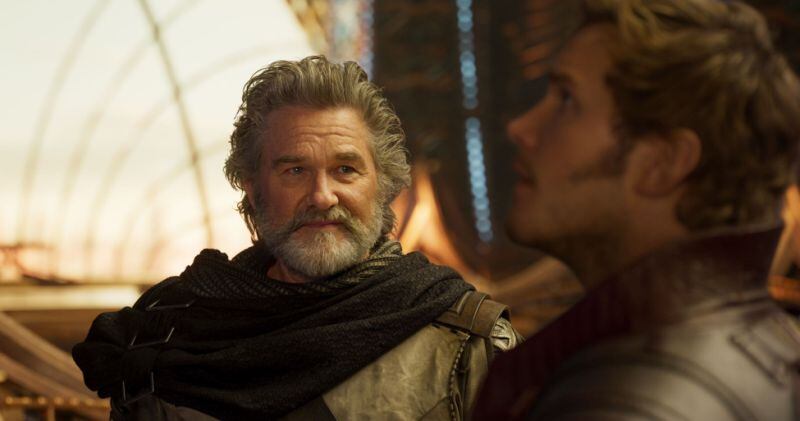 Kurt Russell intepretando a 'Ego' en Guardianes de la Galaxia 2. (Fotos: Marvel Studios)