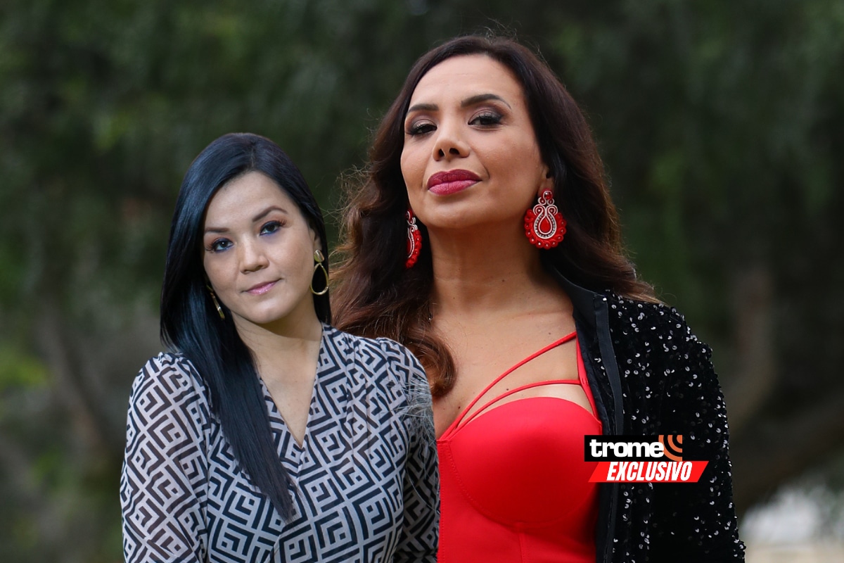 Mónica Cabrejos y Marisel Linares