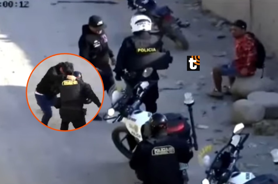En Ica, dos delincuentes robaron a dos policías y se apoderaron de sus armas de reglamento.
