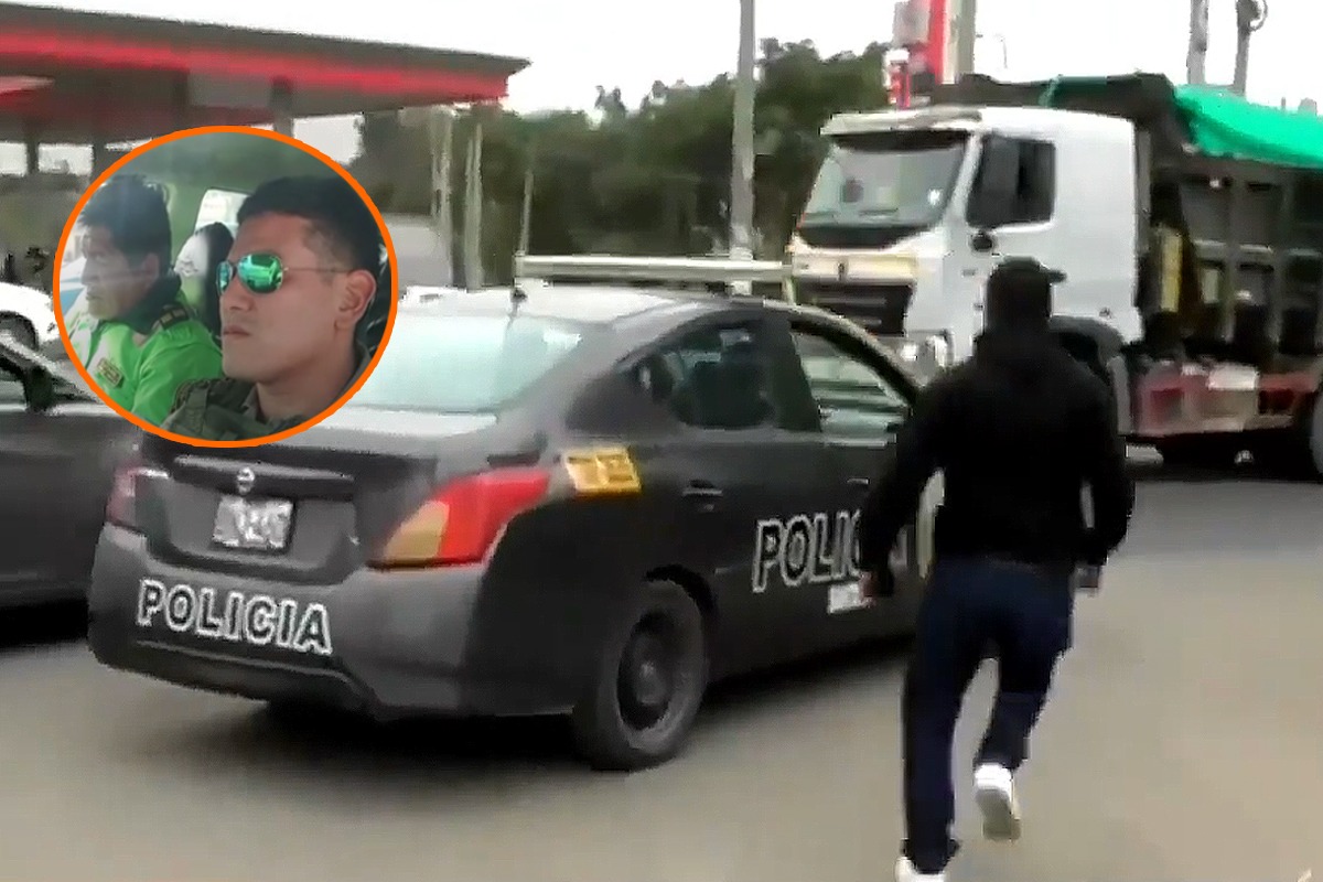 Los implicados fueron los suboficiales Luis Alberto Ordaya Santana, encargado de conducir el vehículo policial, y Eduardo Barriga Guerrero, operador de la unidad.