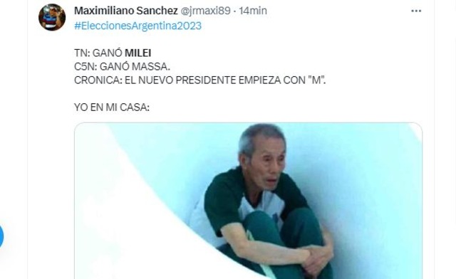 Memes del triunfo de Milei sobre Massa - Balotaje