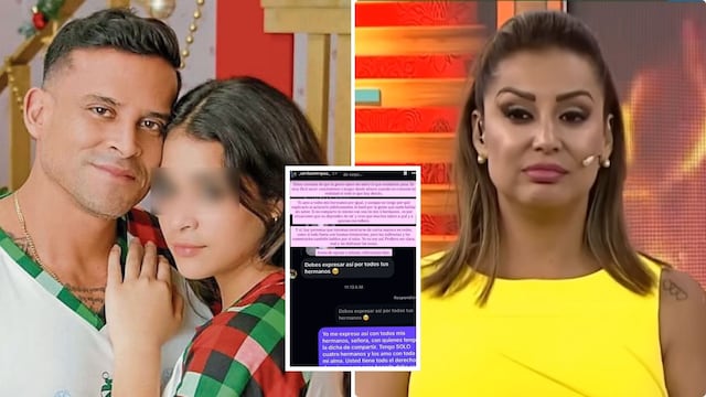 ¡Cansada de las críticas! Hija de Christian Domínguez se pronuncia y aclara polémica familiar