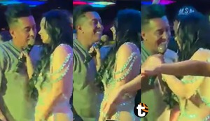 Christian Cueva y sus románticos gestos de amor con Pamela Franco mientras ella le cantaba