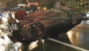 Pánico en Surco: conductor presuntamente ebrio despistó su vehículo y deja a una persona herida