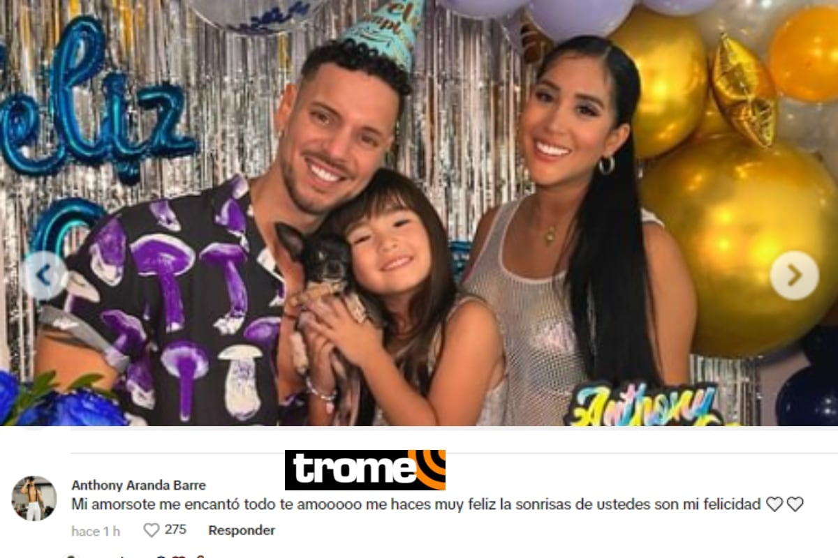 Cumpleaños de Anthony Aranda junto a la hija de Melissa PAaredes