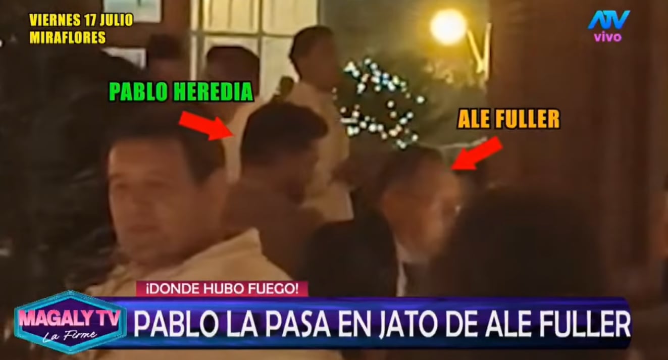 Pablo Heredia y Ale Fuller cenando junto a Samahara Lobatón y Renato Rossini Jr. antes de ir al depa de la actriz los dos solos.
