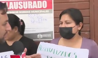 Familiares de afectados por intoxicación en restaurante de Ate