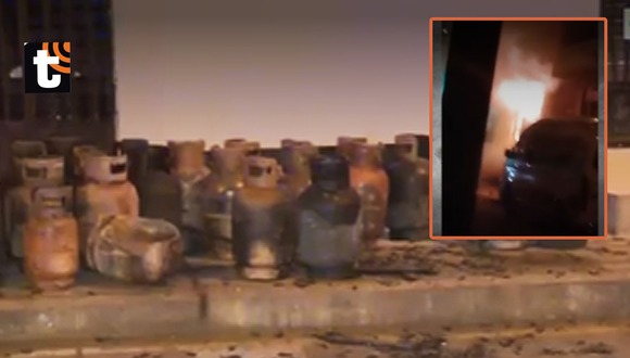 Comas: Balón de gas explotó durante incendio