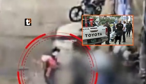 ¡Asesinato en SJM! Cámara capta violenta agresión a hombre por un grupo de sujetos en plena vía pública