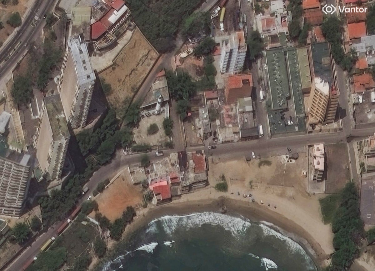 La Guaira tras los terremotos que azotaron Venezuela. Foto: AFP