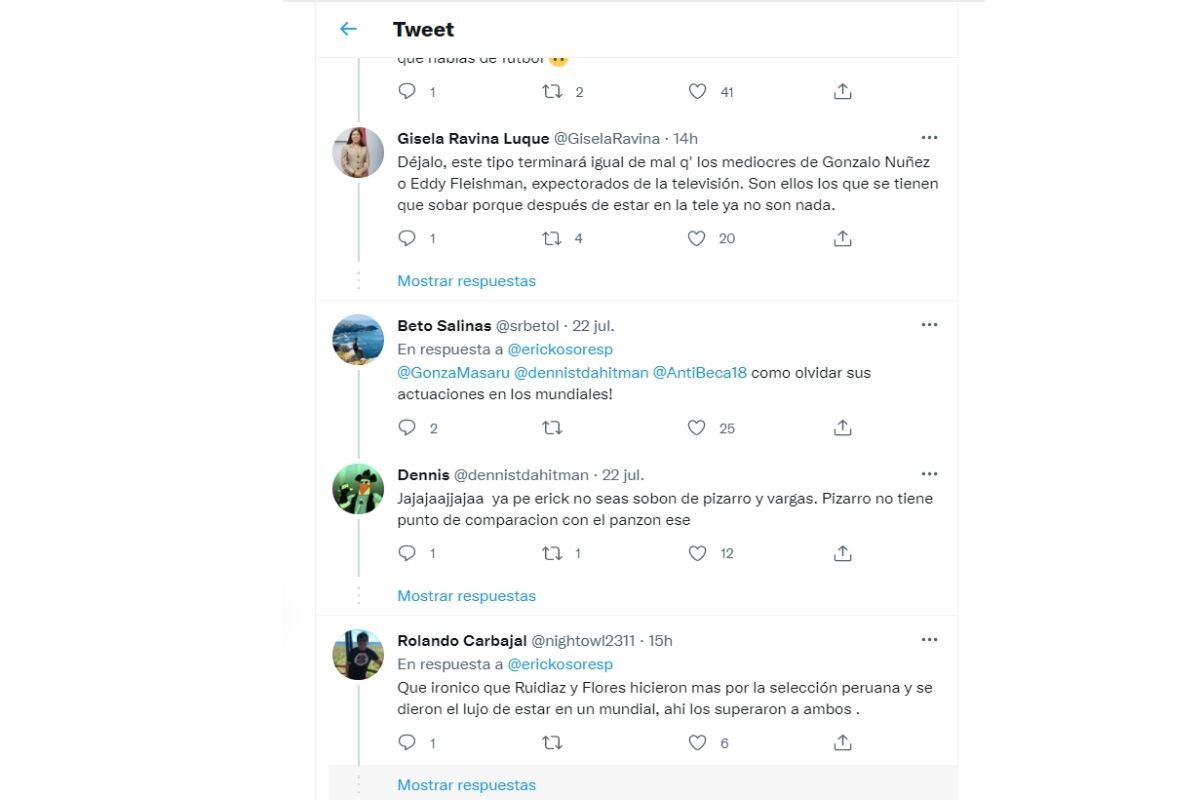 Fanáticos de la 'Blanquirroja' cuestionaron al periodista deportivo (Captura Twitter)