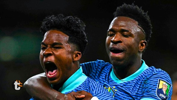 Gol de Endrick para el 1-0 de Brasil vs. Inglaterra. (Video: ESPN)