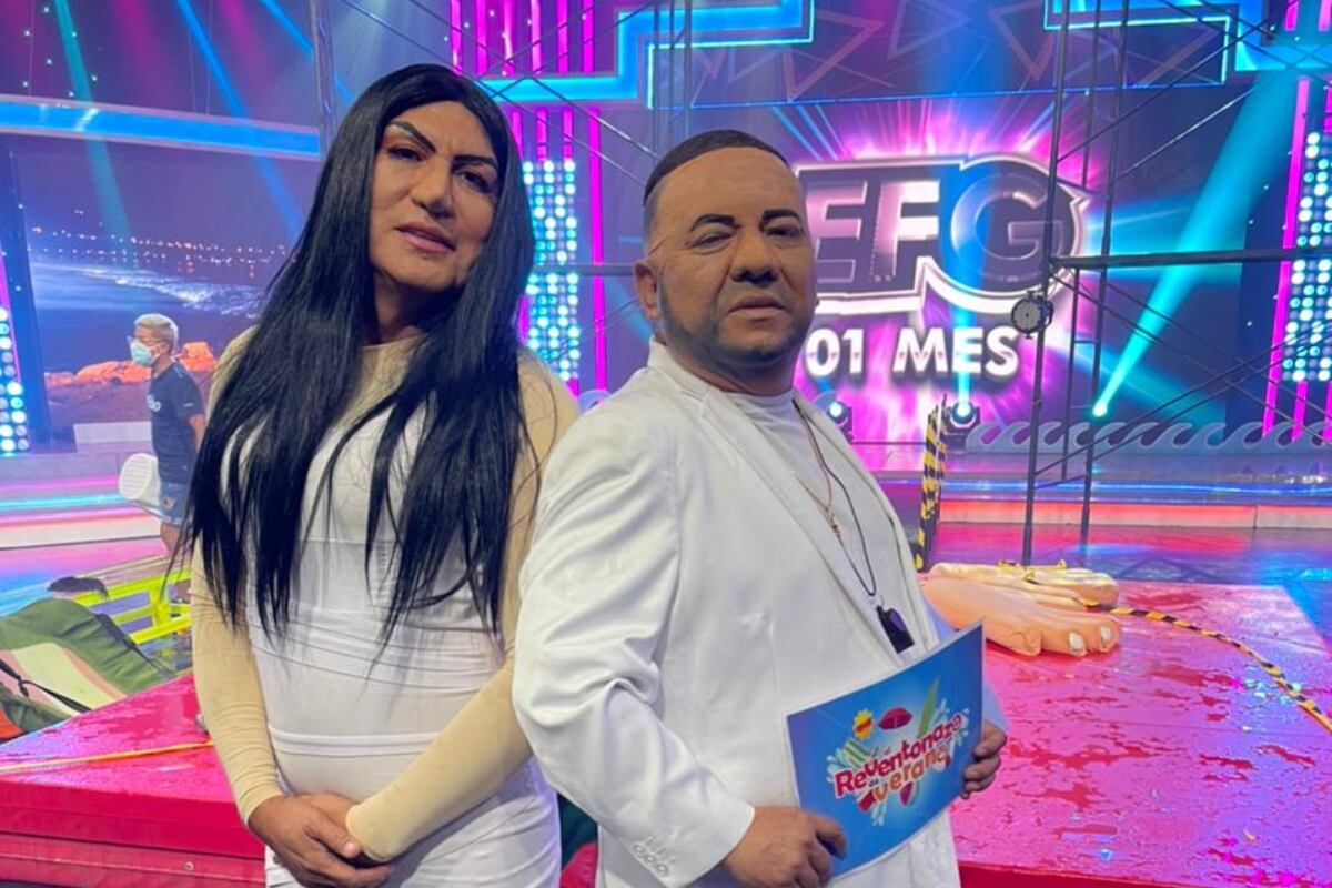 Fernando Armas imitó a Natalie Vértiz. (Foto: América TV).