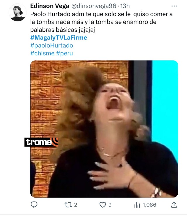 Paolo Hurtando en entrevista con Magaly Medina sobre Jossmery Toledo