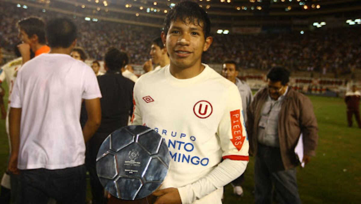 Desde muy chico, Edison Flores destacó en Universitario. (Foto: Universitario)