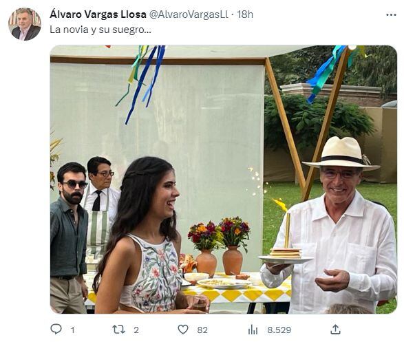 Preboda de la nieta de Mario Vargas Llosa