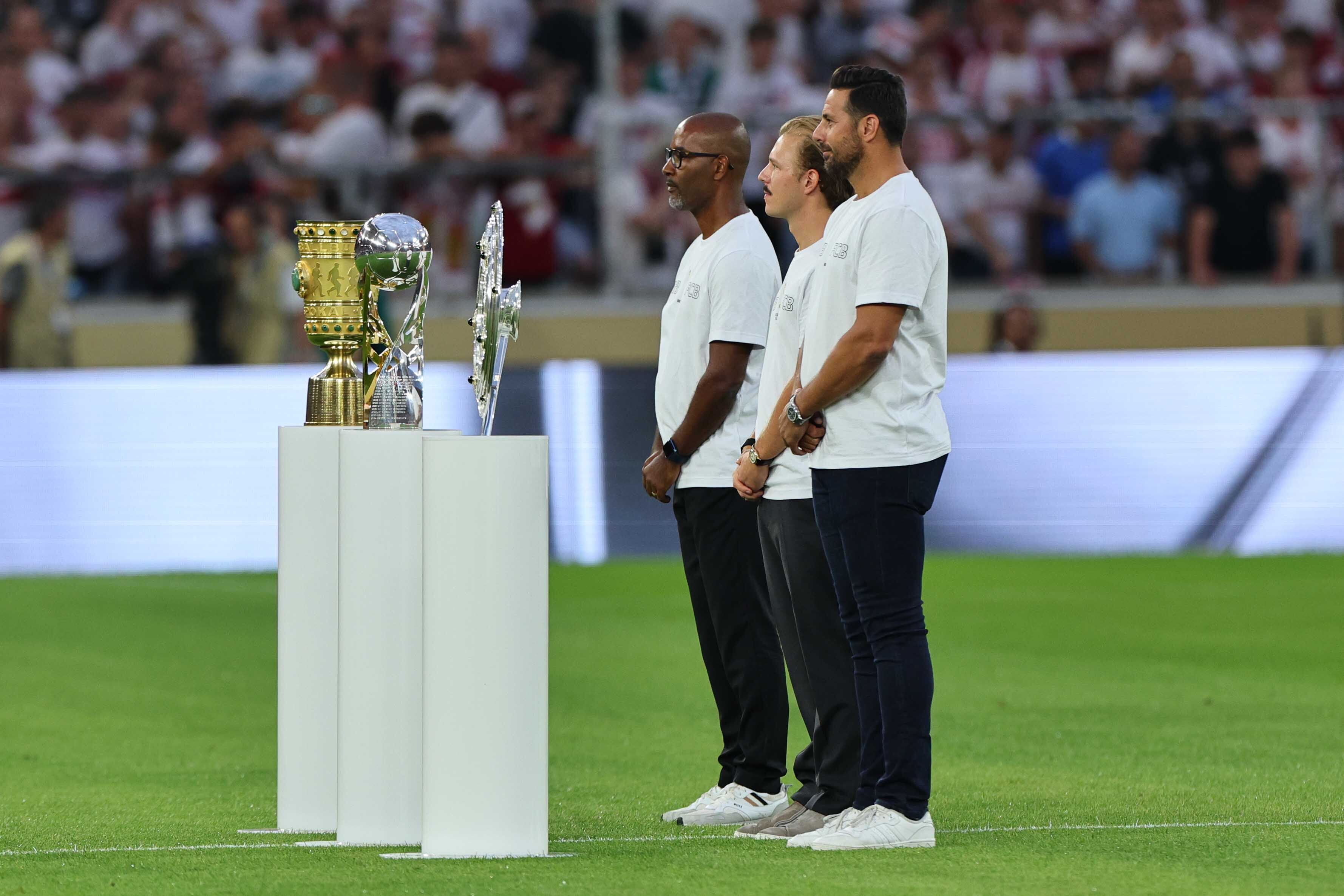 Claudio Pizarro, el hijo de Beckenbauer y Cacau. (EFE)