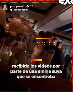 Así fue el "cuerno" que le hicieron a Priscy Escoto (Foto: Priscy Escoto/Instagram)