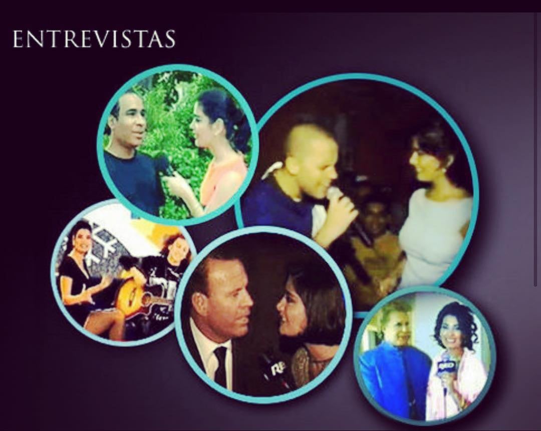 Gabriela Rivera conductora del programa de espectáculos Paparazzi (Global, 1998).