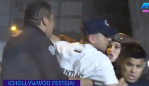 No solo pega en ‘el verde’: Zambrano es separado por la seguridad en concierto de reggaetón | VIDEO
