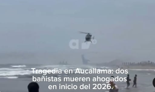 Un helicóptero se hizo presente para trasladar a los heridos y los fallecidos fueron llevados a la morgue.