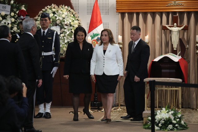 Alberto Fujimori: galería con la llegada de su féretro al Ministerio de Cultura. Foto: @photo.gec