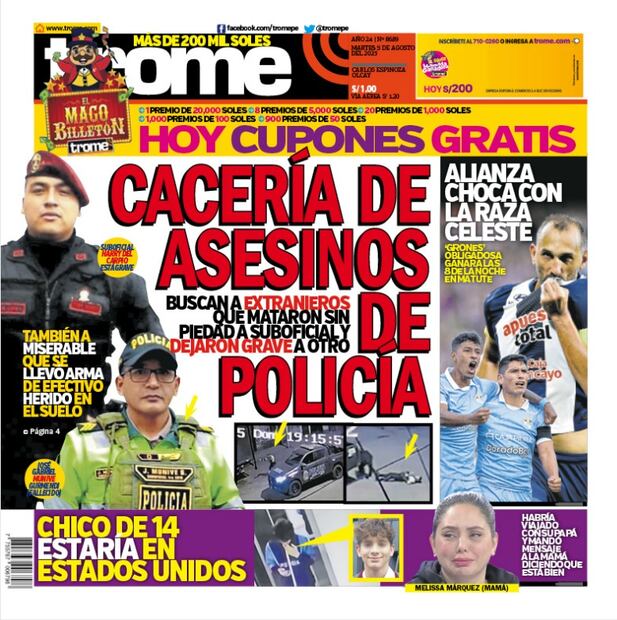 Portada Trome