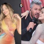 Tinelli sorprende con romántico mensaje a Milett y ella le corresponde