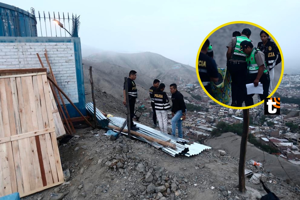 Asesinan a dos personas vinculadas a bandas de tráfico de terrenos. El hecho ocurrió en Manchay. Foto: César Grados/@photo.gec