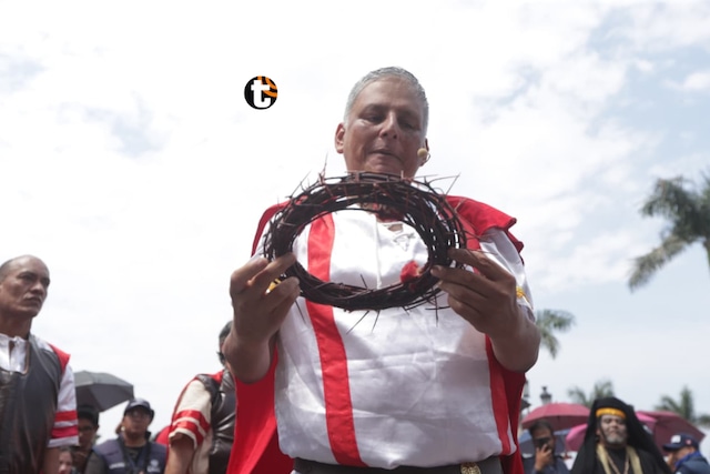 Impactantes imágenes del Vía Crucis de Cristo Cholo. (Fotos: Julio Reaño/@photo.gec)