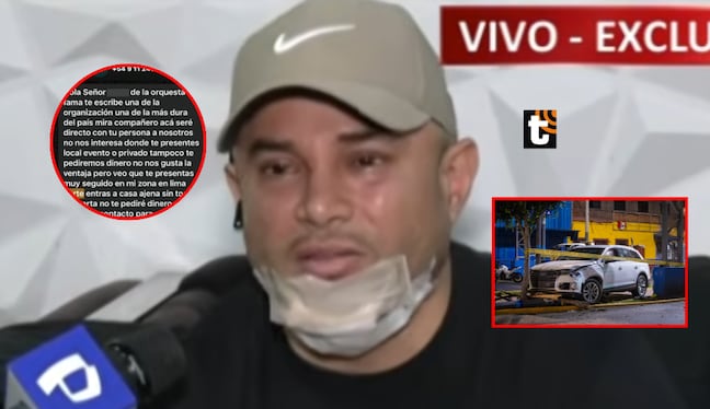 Salsero Engerberth Tapia rompe su silencio tras ser atacado a balazos junto a su hijo en el Callao.
