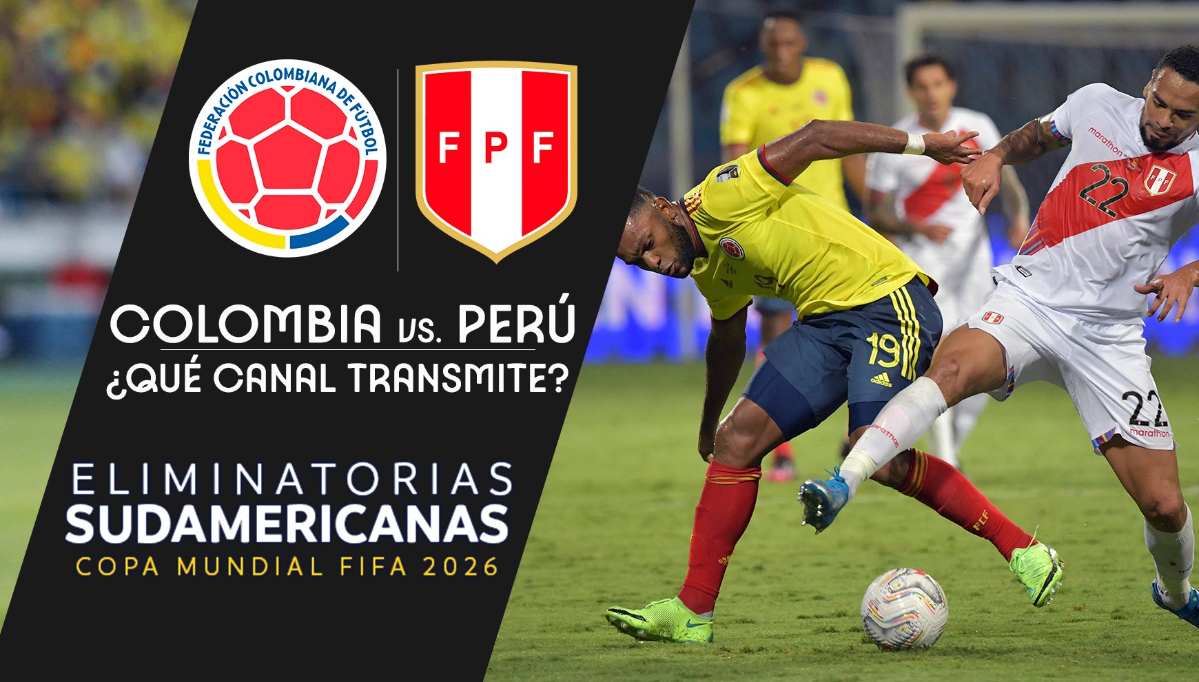 Conoce los canales que transmitirán el duelo entre Colombia vs. Perú desde Estados Unidos, México y España, por las Eliminatorias al Mundial 2026.| Foto: AFP / Composición: Héctor Honores