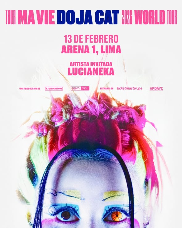 Lucianeka es la artista invitada en el concierto de Doja Cat.