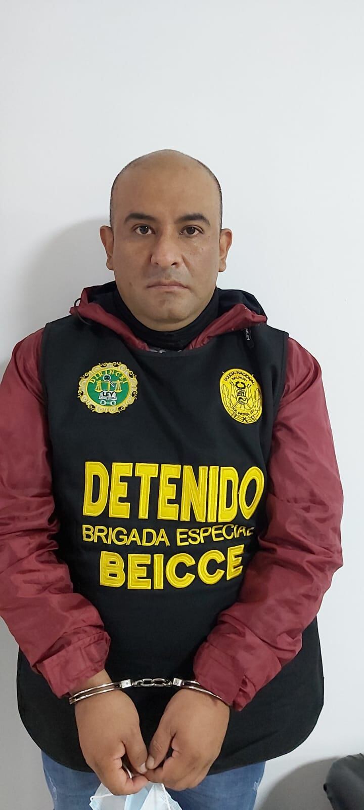 El detenido Miguel Camacho es investigado en la Dirincri. (Foto: PNP)