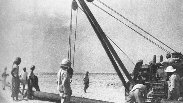 Inicios de la explotación de petróleo.