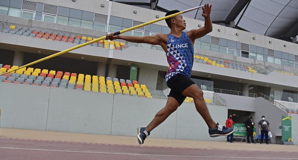 Mauro Valera, el atleta shipibo que marca historia como lanzador de jabalina. (Trome / Legado)