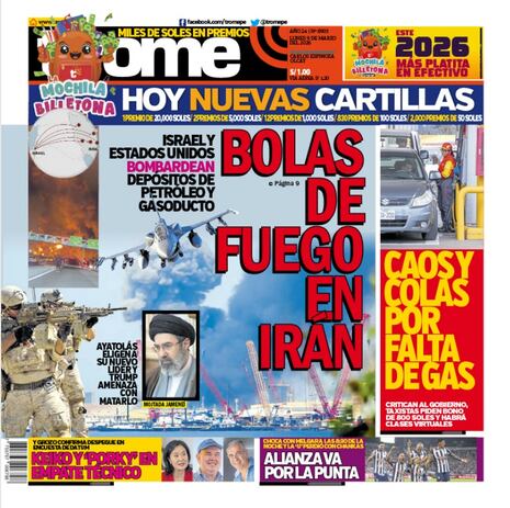 BOLAS DE FUEGO EN IRÁN