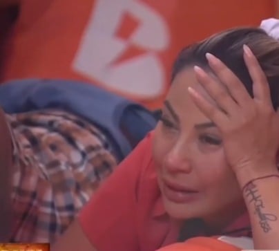 Pamela López rompe en llanto en 'La Granja Vip'.