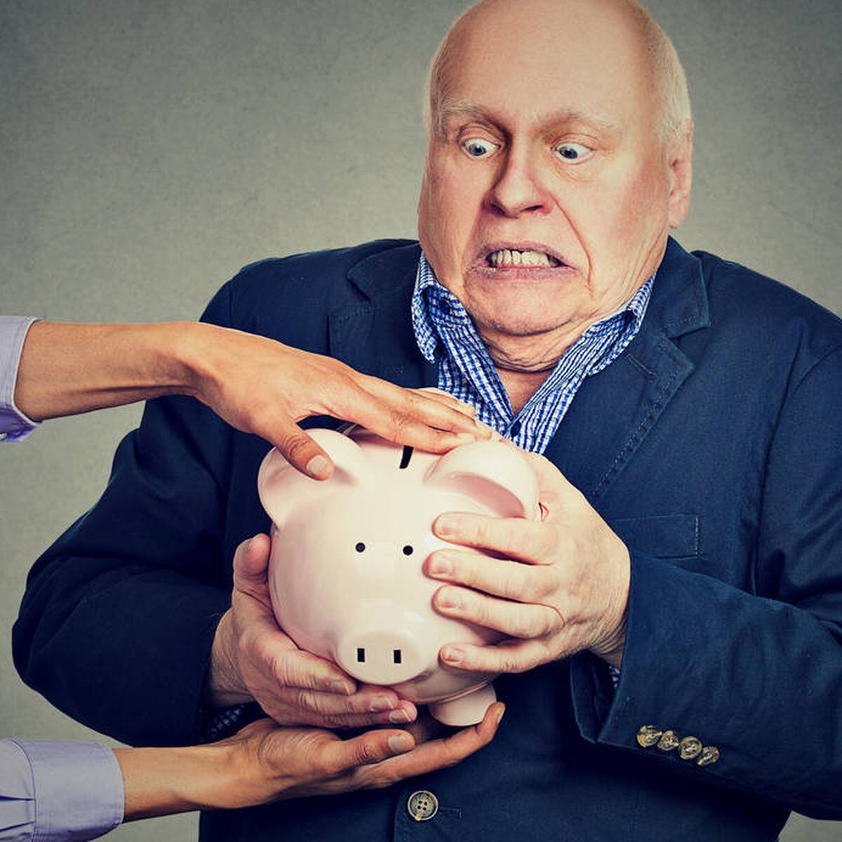 A algunos les cuesta soltar un céntimo.