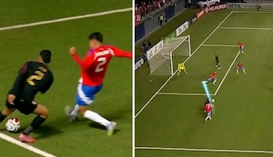 ¡Golazo de Inga! Así abrió Perú el marcador ante Chile