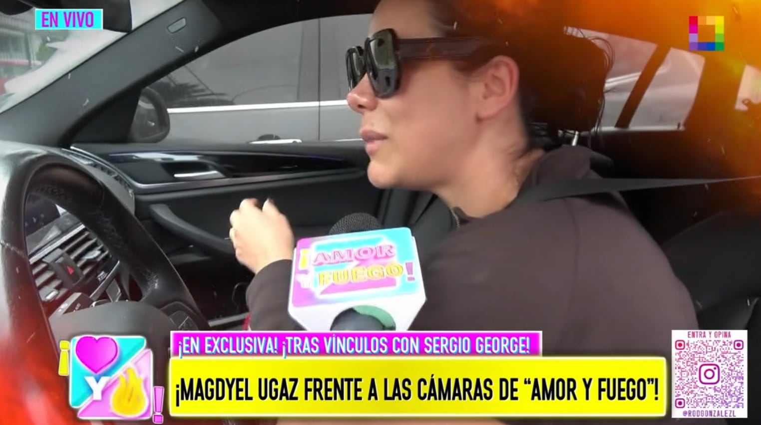 Magdyel Ugaz responde qué hay entre ella y Sergio George luego que el productor dijera que se están "conociendo".