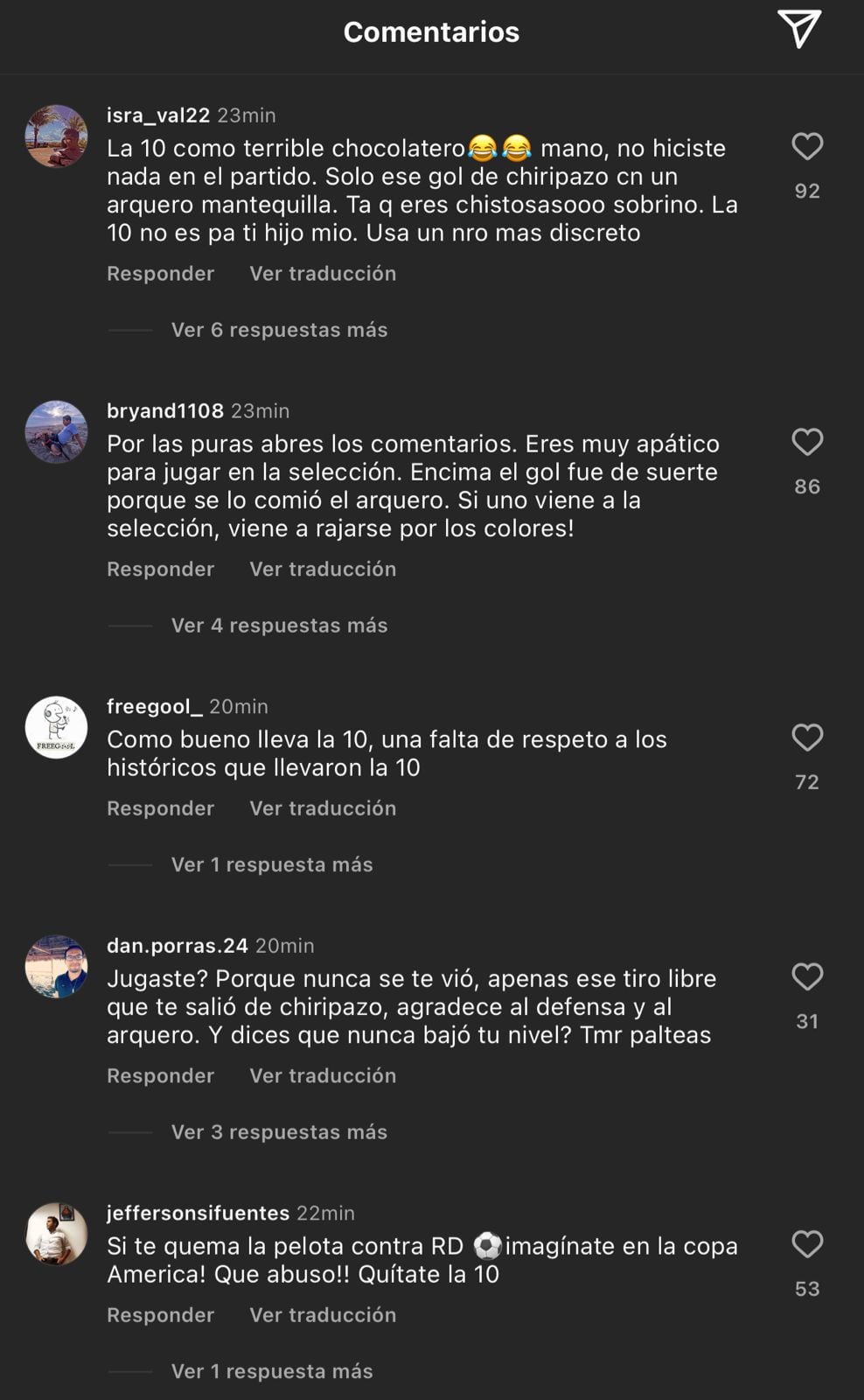 Trome | Sergio Peña se pronuncia en redes, abre los comentarios y lo destruyen (Foto: Instagram Sergio Peña)