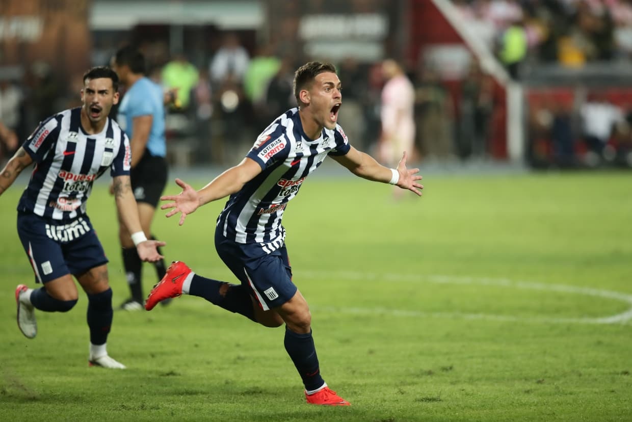 Federico Girotti anota ante Sport Boys. (Fotos: Jesús Saucedo /@photo.gec)